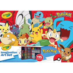 Crayola Pok?mon Imagination Art Set (115pcs)  Kids Art Kit  Coloring Supplies  Pokemon Toys  Pokemon Gift for Boys & Girls
