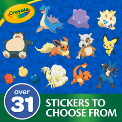 Crayola Pok?mon Squirtle Coloring Art Case (71+ pcs)  Kids Art Set  Coloring Pages and Markers  Pokemon Gift for Kids  Ages 4+
