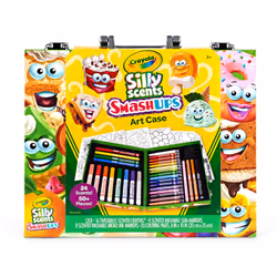 Crayola Silly Scents Mini Inspiration Art Case Coloring Set Gift for Kids Age 4+