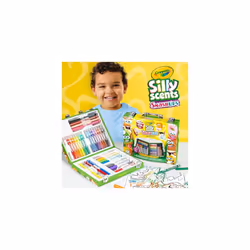 Crayola Silly Scents Mini Inspiration Art Case Coloring Set  Gift for Kids Age 4+