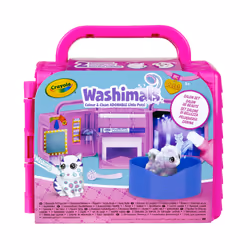 Crayola Washimals Pets Beauty Salon, Toy figure set, 3 yr(s), Pink, Purple