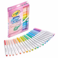 Crayola 20ct Pastel Supertip Markers