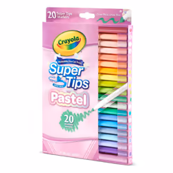 Crayola 20ct Pastel Supertip Markers