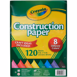 Crayola Construction Paper 120 Sheets