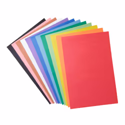 Crayola Giant Construction Paper Pad 18""""X12""""-48 Sheets W/Stencil