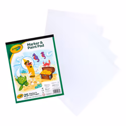 Crayola Marker & Paint Pad  Art Supplies for Kids  25 Pages