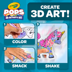 Crayola Pops Inflatable Characters  Coloring Set for Kids  Gift for Boys & Girls  Ages 5  6  7  8