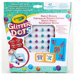 Glitter Dots Sticker Stencils