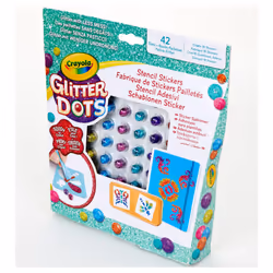 Glitter Dots Sticker Stencils