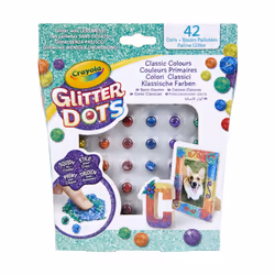Crayola Glitter Dots - Refills, Children's craft kit, 7 yr(s), Non-toxic, Assorted colours