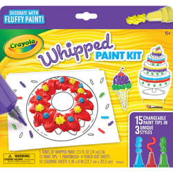 Crayola Whipped Paint Kit  Puff Paint  3D Paint Set for Kids  3 Unique Textures  Sensory Art Toy  Gift for Kids  Ages 5+