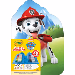 Crayola PAW Patrol Art Kit for Kids (45pcs)  PAW Patrol Coloring Book Pages  PAW Patrol Stickers for Kids  PAW Patrol Toy  Ki ...