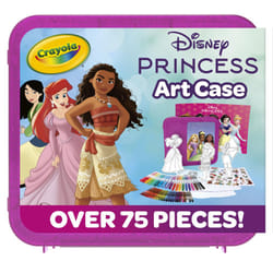 Crayola Disney Princess Art Case (75ct) Art Kit for Kids  Art Supplies  Disney Coloring Set  Disney Toys  Gift for Girls & Boys