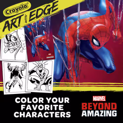 Crayola Art with Edge Spiderman Beyond Amazing Coloring Pages (28pgs)  Spiderman Coloring Pages  Adult Coloring  Gift for Teens