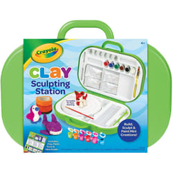 Crayola Clay Sculpting Station  Kids Clay  Sculpting Material  Craft kit  Art Set for Kids  Gift for Boys & Girls  Ages 6+