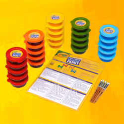 SPILL PROOF WASHABLE PAINTS