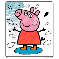 CRAYOLA 75-7000 Peppa Pig Color Wonder Mess Free Book, Multi