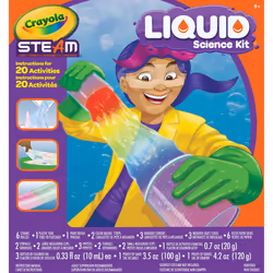 Crayola Liquid Science Kit for Kids, Water Experiments, Educational Toy, Gift for Kids, 7, 8, 9,10