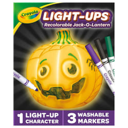 Light Ups: Pumpkin | Washable Pumpkin Halloween Night Light | Colour, Wash, Repeat! | Batteries Not Included | For Ages 3+