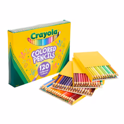 Crayola Colored Pencils Set (120ct)  Coloring Book Pencils  Kids Art Supplies  Bulk Colored Pencils  Presharpened  Holiday Gi ...