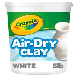 Crayola Air Dry Clay (5lbs)  Natural White Modeling Clay for Kids  Sculpting Material  Bulk Craft Supplies for School Classrooms [Amazon Exclusive]
