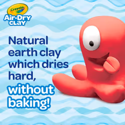 Crayola Air Dry Clay (5lbs)  Natural White Modeling Clay for Kids  Sculpting Material  Bulk Craft Supplies for School Classrooms [Amazon Exclusive]
