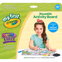 CRAYOLA 921382.006 Color & Erase Resuable Activity Board, Multi