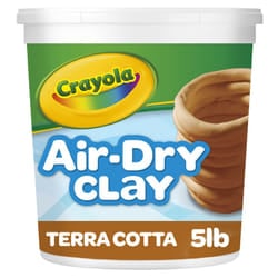 Crayola Air Dry Clay for Kids (5lbs)  Reusable Bucket of Terra Cotta Clay for Sculpting  Bulk Arts and Crafts Supplies  Ages 3+