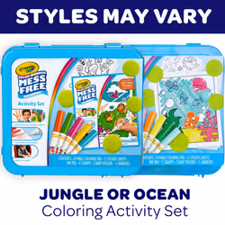 Crayola Color Wonder Mess Free Coloring Activity Set (30+ Pcs)  with Markers  Stamps  and Stickers  Gift for Toddlers  3+
