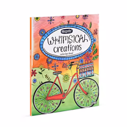 Crayola Whimsical Creations Coloring Book for Adults (40pgs)  Adult Coloring Pages  8x10  Perforated  Gift for Teens & Adults