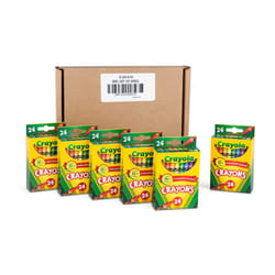Crayola Crayons  Bulk School Supplies For Kids  24 Count Crayon Box (Pack Of 6)  Assorted Colors