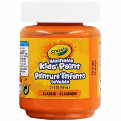 Crayola Washable Kids Paint 2 oz Orange