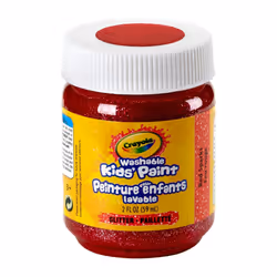 Crayola Washable Kids Paint  2 oz  Red Sparks