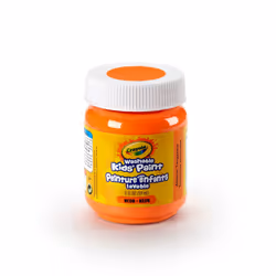 Crayola Washable Kids Paint 2 oz Atomic Tangerine