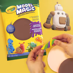 Crayola Model Magic 4-Ounce  Earth Tone  Modeling Clay Alternative