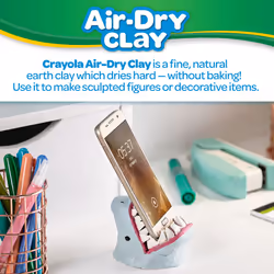 Crayola Air Dry Clay  White  Modeling Clay for Kids  Back to School Crafts  25lb
