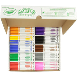 Crayola 58-8210 marker 200 pc(s) Black, Brown, Green, Grey, Orange, Pink, Red, Violet, Yellow