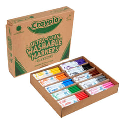 Crayola Ultra Clean Washable Markers Classpack (200 Count)  Bulk Markers for Classrooms  School Supplies for Kids  10 Colors