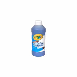 16 Pack CRAYOLA LLC FORMERLY BINNEY & SMITH CRAYOLA WASHABLE PAINT 16 OZ BLUE