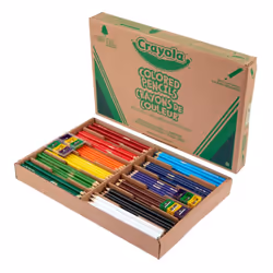 Crayola Colored Pencils Classpack (240ct)  Must Have Classroom Supplies for Teachers  Bulk Colored Pencils for School  12 Colors