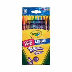 Crayola Twistables Coloured Pencils (Pack of 10)
