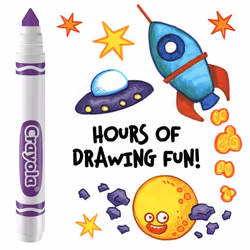 Crayola Washable Markers - Violet Purple 12ct Kids Broad Line Markers Bulk Markers for Classrooms & Teachers