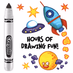 Crayola Washable Markers - Black (12ct)  Kids Broad Line Markers  Bulk Markers for Classrooms & Teachers