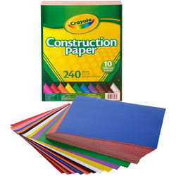 Crayola Construction Paper Pad 9"X12"-240 Sheets