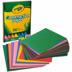 Crayola Construction Paper Pad 9"X12"-96 Sheets