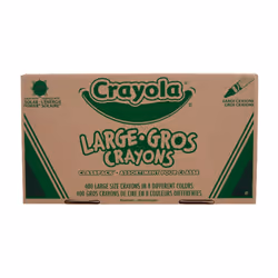 Crayola Crayon Classpack - 400ct (8 Colors) Large Crayons for Kids Bulk School Supplies Teacher Classroom Must Have 3+