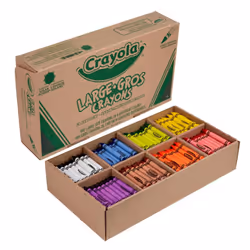 Crayola Crayon Classpack - 400ct (8 Colors)  Large Crayons for Kids  Bulk School Supplies  Teacher Classroom Must Have  3+