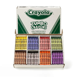 Crayola Jumbo Crayons Classpack  200 Count  Toddler Crayons  Bulk School Supplies For Teachers  8 Colors