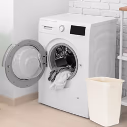 Rubbemaid FG280500BISQU Wastebasket  21-quart  Offwhite