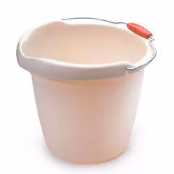 Rubbermaid Roughneck Heavy-Duty Utility Bucket  15-Quart  Bisque  Comfortable/Durable Pour Handle  Sturdy Pail Bucket for Hou ...